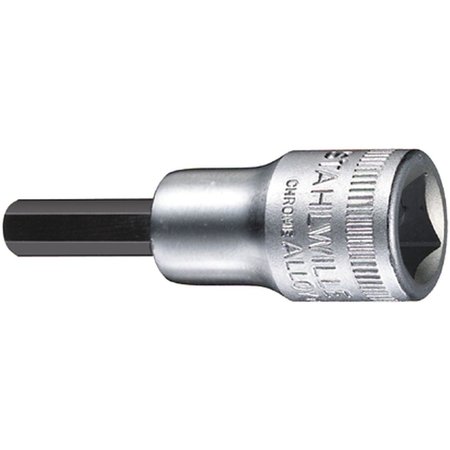 STAHLWILLE TOOLS 10 mm (3/8") INHEX socket Size 1/4 " L.52 mm 02450016